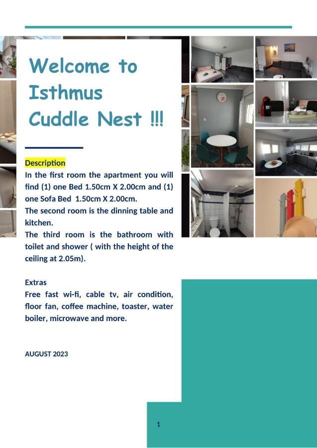 Apartmán Isthmus Cuddly Nest Isthmia Exteriér fotografie